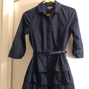 NWOT Vince Camuto navy blue dress